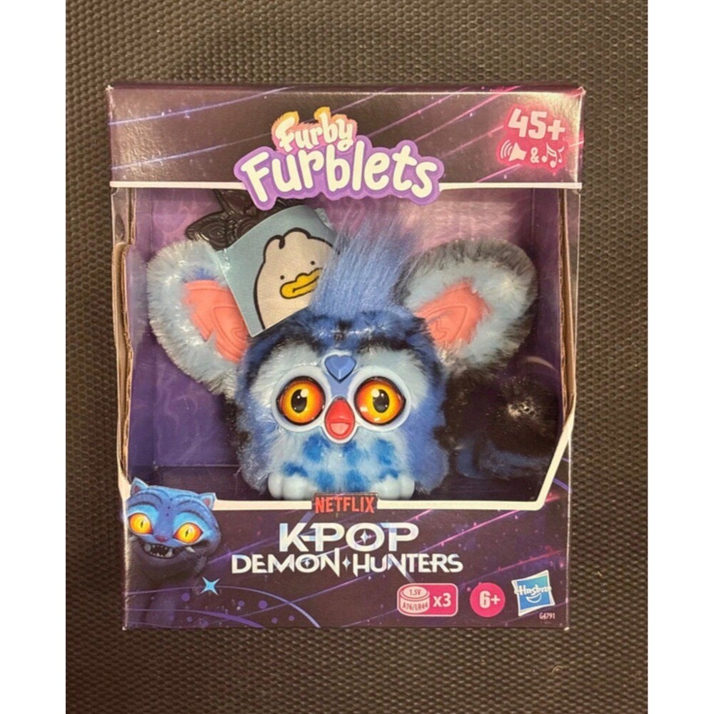 Furby Furblets blue KPOP Demon Hunters Interactive Toy, NIB